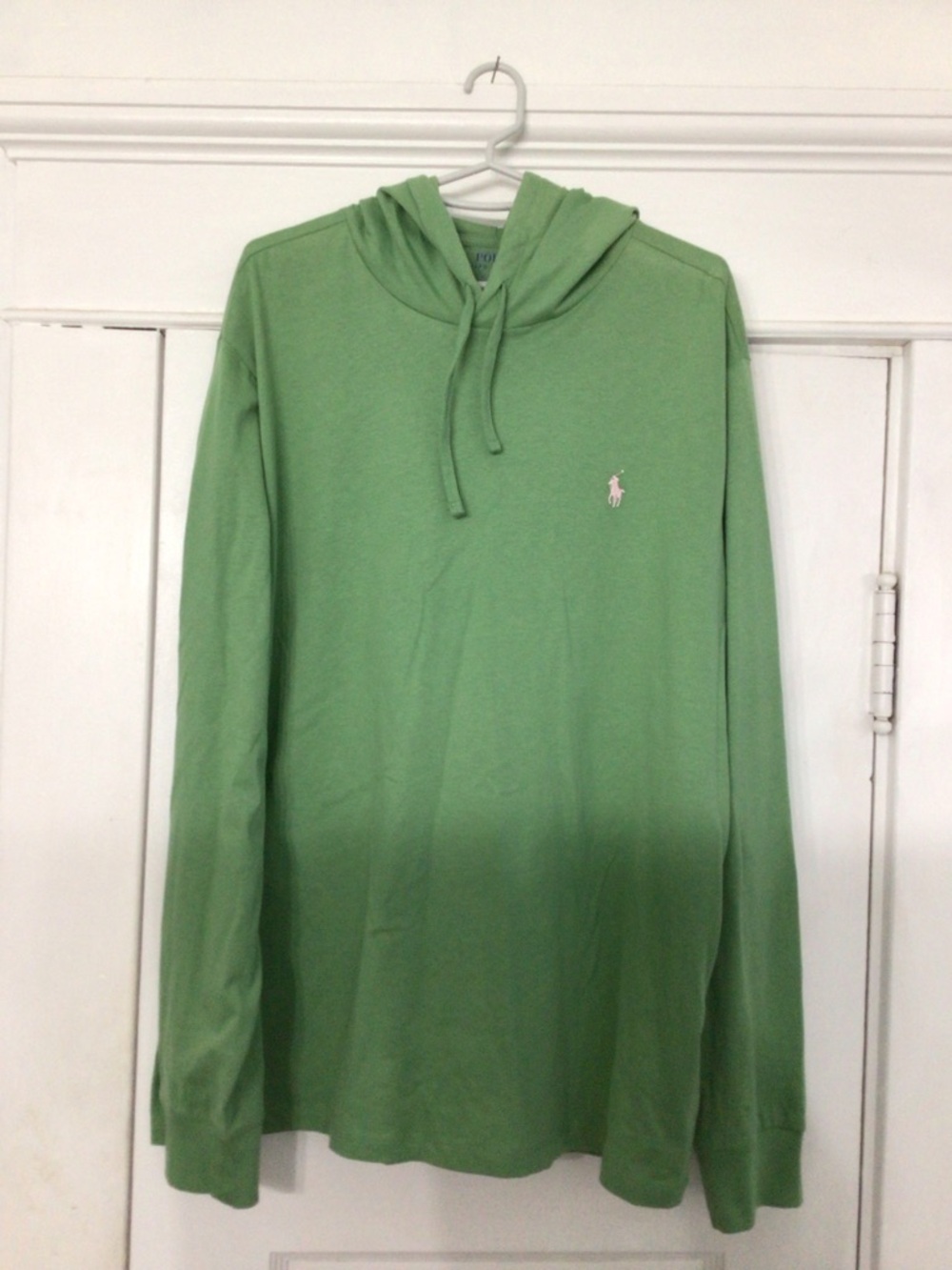 Ralph Lauren Green Long-Sleeve Hoodie Shirt